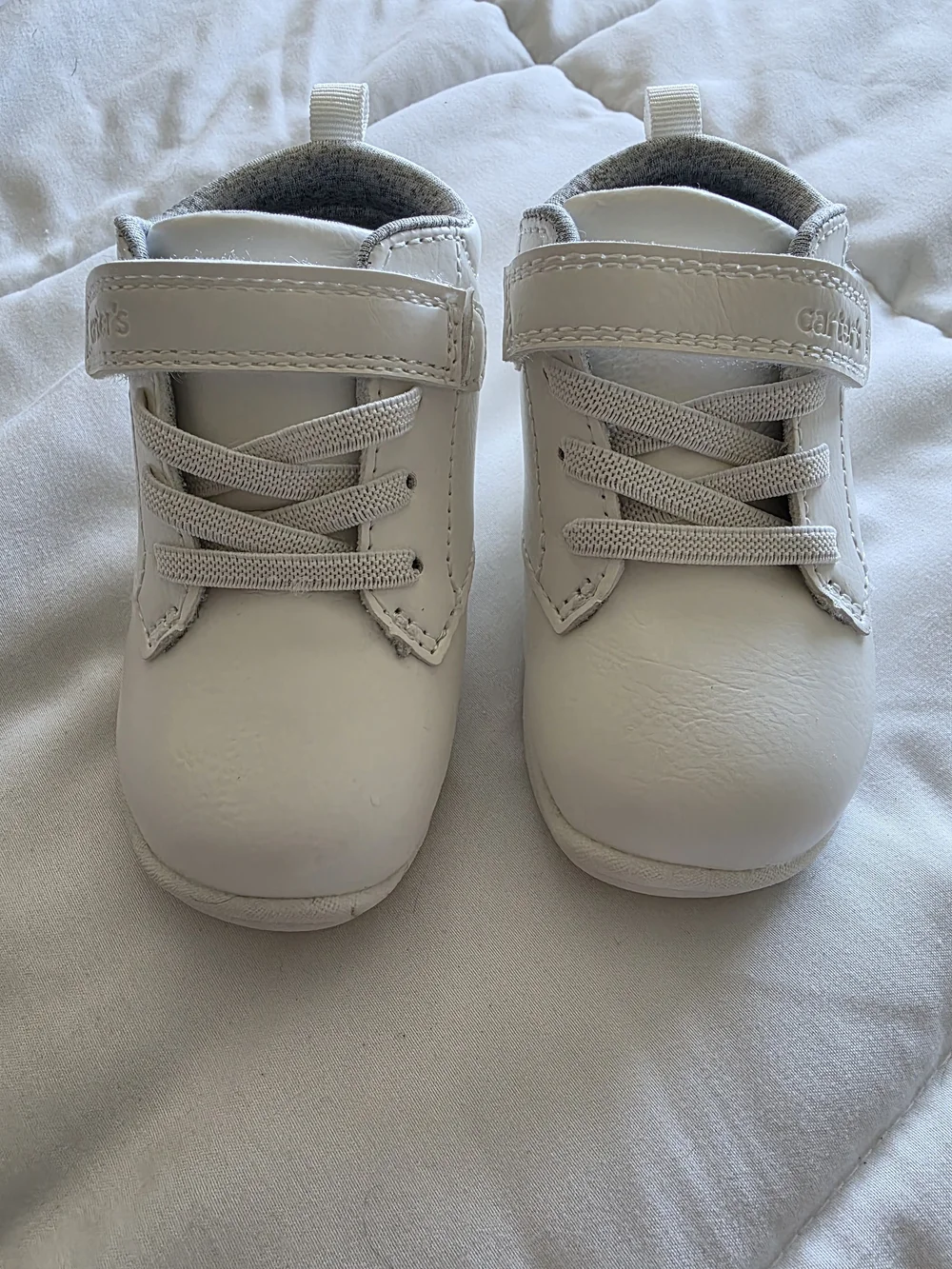 Boys Every Step First Walker High-Top Sneakers - White
